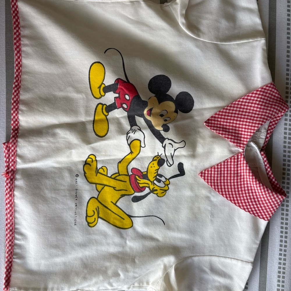 Mickey and Pluto Graphic Shirt toddler vintage